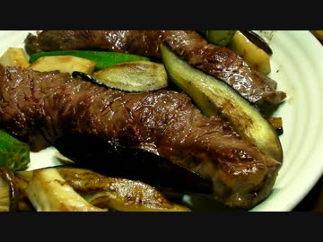 【横に寝そべる】豪州産ステーキを焼いて食う！