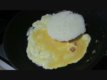 【手抜きランチ】にんにく炒飯