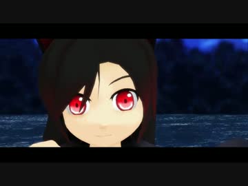 【東方MMD】影狼と慧音と妹紅でBREEZE【高画質・修正版】