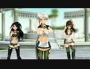 【MMD艦これ】BREEZE (つみ式雲龍・まめる式天城改・ゴリマ式葛城改) [1080p]