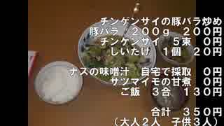 節約主婦が１１月の夕食と家庭菜園をうｐ①