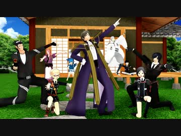 【ＭＭＤ刀剣乱舞】主命とあらば織田組と黒田組が揃って踊ります