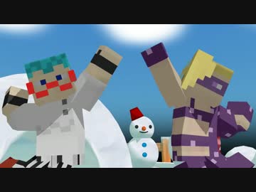 【MMD】ギアッチョとメローネで好き！雪！本気マジック【ジョジョ】