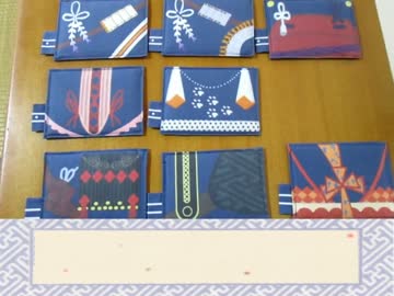 粟田口・短刀モチーフ定期入れを作ってみた【刀剣乱舞】