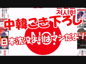 【中韓こき下ろし】 日本沈没よりはマシだよ！