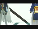 【MMD刀剣乱舞】　山姥切国広と三日月宗近で「GLIDE」