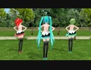 【MMD】 Tdaシスターズ 背中見せEx-Girl