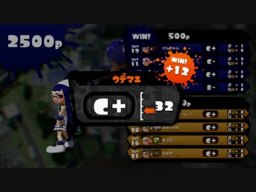 【スプラトゥーン】Cランク維持勢のガチマッチ～Ｃガチ勢の日常実況～２