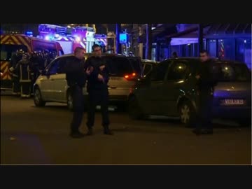 パリでテロ　「少なくとも４０人死亡」