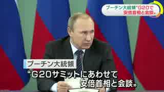[プーチン大統領] 　Ｇ２０で日ロ首脳会談 11.14