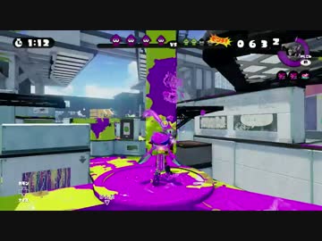 【スプラトゥーン】キンメダイ美術館にて最速で敵陣まで突っ込んでみる