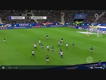 [国際親善試合] フランス代表 vs ドイツ代表