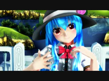 【東方MMD】霊夢とルーミアと古明地姉妹と比那名居天子でカーニバル