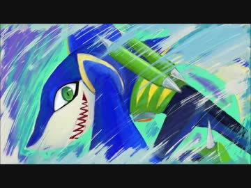 【ロックマンエグゼ】シャークマン【描いてみた】