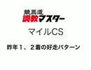 競馬道調教マスターでマイルチャンピオンシップの勝ち馬を探す