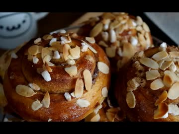 【パン作り】シナモンロールらしきものを山盛り作った。