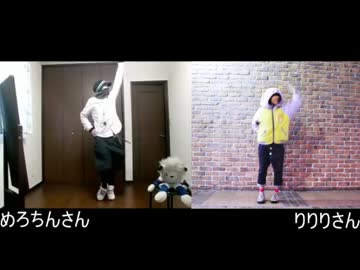 【めろちんさん】ハッピーシンセサイザを踊ってみた【りりりさん】