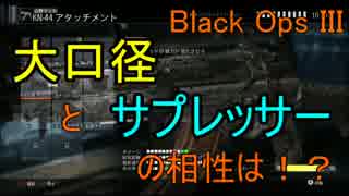 ひろろんのBO3実況　part5　大口径とサプレッサーの相性はどうなの！？ TDM