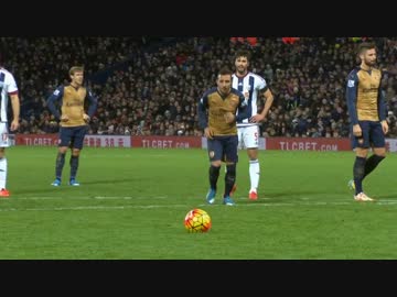 15-16PL 第13節 WBA 対 アーセナル