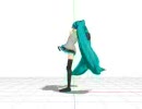 【MikuMikuDance 】３Ｄミクであの選手の真似をさせてみた