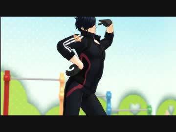 【MMD刀剣乱舞】公園で踊る歌のお兄さん【すぐる式燭台切×私の時間short】