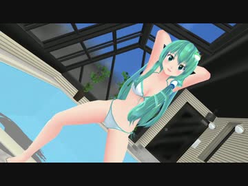 東風谷さんに中腰変則腰振りダンスを踊らせた