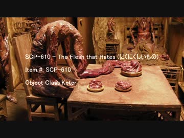 【R-18G】SCP-610 - The Flesh that Hates (取扱方、概要、L1)