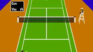 ファミコン　テニス　レベル5