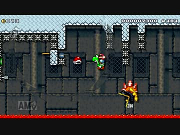 マリオメーカー　クリア率0.00％(0/9500)の超ハイスピードコースをクリア！