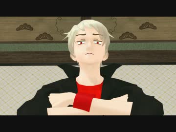 【APヘタリアMMD】悪友と味音痴兄弟で寝かせてください【お.そ.松.パロ】