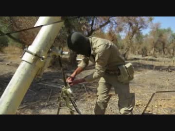 【衝撃】ISISの戦闘の映像…迫撃砲、ロケット砲、対空砲