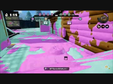 [Splatoon]世界大会InkStorm 2　敗者復活 vs BF　Yugo1視点 5試合目[おもひで]