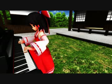 (MMD演奏してみた)東方緋想天 地の色は黄色