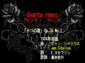 【初音ミク】シベリウス：ブラック・ローズ Svarta roso