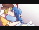 【第7回東方ニコ童祭Ex】兎は舞い降りた 上【東方手書き】