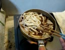 2015-11-29　夕食　キムチ味噌ひらうどん　2