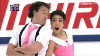 村元＆リード組 2015 NHK FD［British Eurosport］