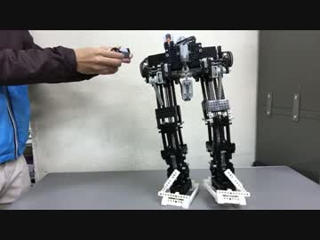 レゴで大きめの二足歩行機を作ってみた【説明あり】