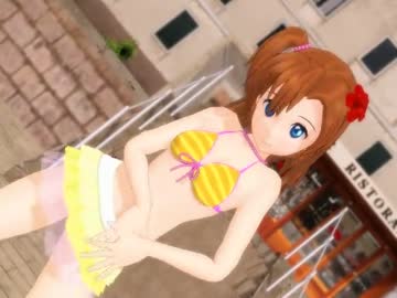 【MMD】ホノカちゃん夏色笑顔衣装・・寒いけどね