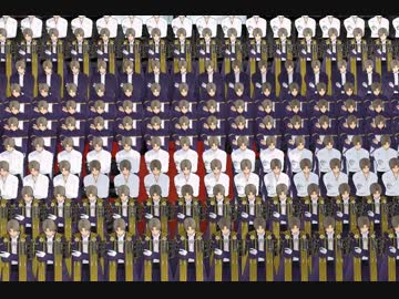 へし切長谷部200人が歌う交響曲第九番合唱[MMD刀剣乱舞]