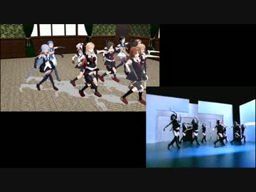【艦これMMD】￥SHOP白露と本家比較してみた