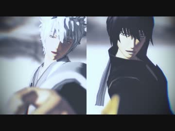 【MMD銀魂】銀さんと高杉で番凩