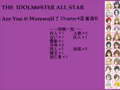 【iM@S人狼】AreYou@Werewolf?4反省会Bパート