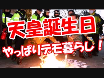 【天皇誕生日】 やっぱりデモ暮らし！