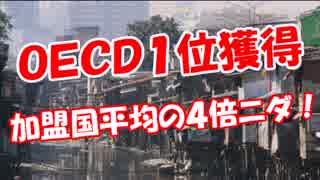 【ＯＥＣＤ１位獲得】 加盟国平均の４倍ニダ！