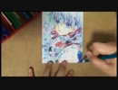色鉛筆でボトルミクを描いてみた