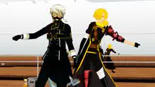 【MMD刀剣乱舞】獣コンビが「内番：ダンス」をするようです