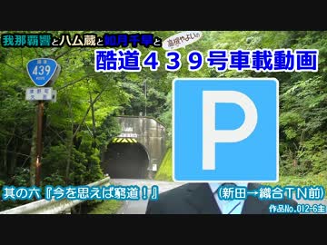 ？？？？の酷道４３９号車載動画　其の六『今を思えば窮道！』