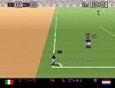 スーパーフォーメーションサッカー’94　左下CKからの攻撃例　２／４