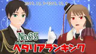 AxisPowersヘタリアランキング　№65（12/3～12/9）